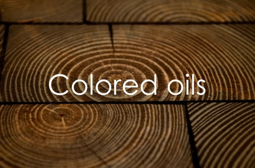 Colored oils